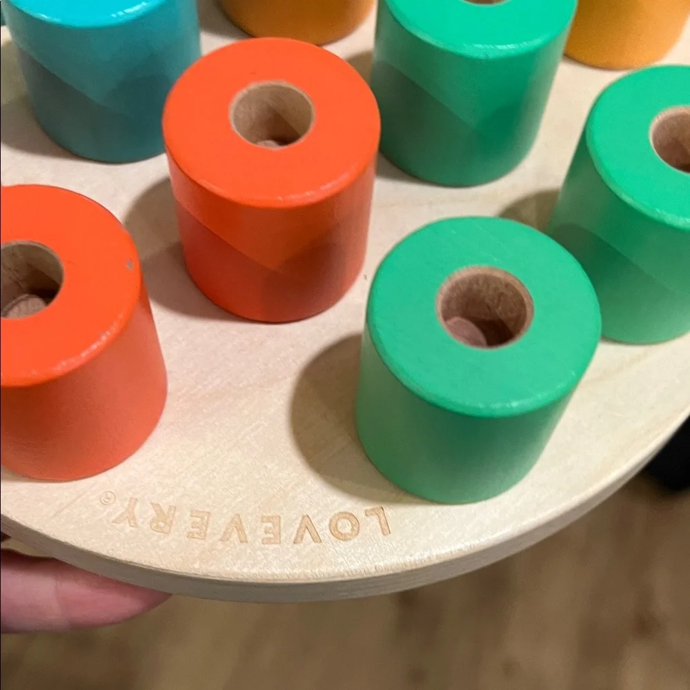 Lovevery Vibrant Wooden Circle Puzzle